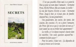VARIOUS PROJECTS | Jean-Marie Jacquet, "Secrets" {JPEG}