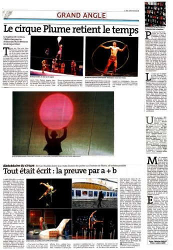 L'Est Républicain | Le Cirque Plume retient le temps (presse_tempus) {PDF}