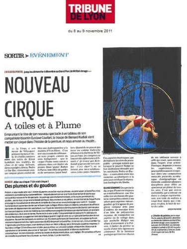 A toiles et à Plume | Tribune de Lyon (presse_adp) {JPEG}
