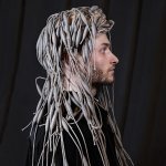 Masque du spectacle - "La dernière saison", coiffe réalisée par Nadia Genez Anthony Voisin, Cirque Plume 2018