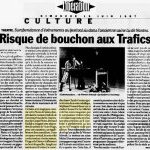 Risque de bouchon aux Trafics | Libération (presse_La plume de Satan) René SOLIS