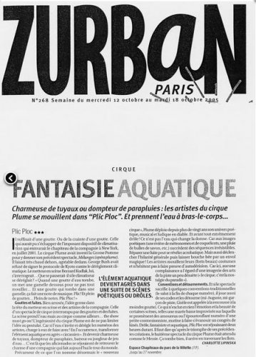 Fantaisie aquatique | Zurban (presse_plicploc) {JPEG}
