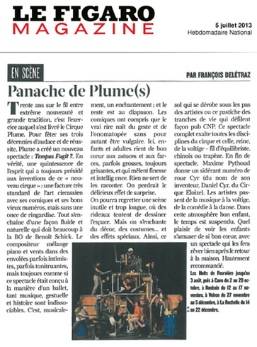 Panache de Plume(s) | Le Figaro Magazine (presse_tempus) {PDF}