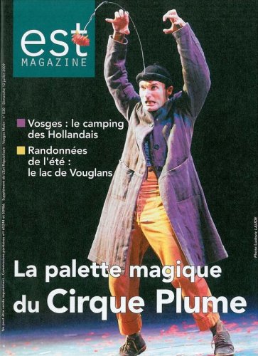 La palette magique du Cirque Plume couv. | Est Magazine (presse_adp) {JPEG}